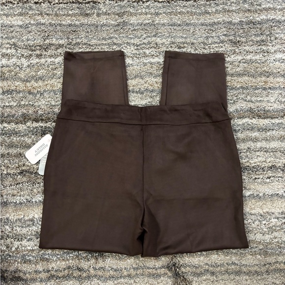 Allison Daley Faux Suede Skinny Jeggings Sz Large NWT | Brown Pull-On Jeggings- - Picture 14 of 14